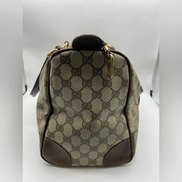 Gucci PVC Sherry Line Boston Handbag - Picture 6 of 15